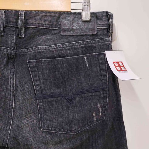 ディーゼルインダストリー Diesel Industry ZATINY ダメージ加工 ボタンフライ ブーツカットデニムパンツ メンズ W32L32