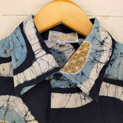 GENUINE BATIK 総柄レギュラーカラーシャツ メンズ JPN:L