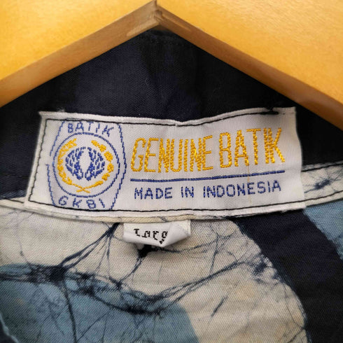 GENUINE BATIK 総柄レギュラーカラーシャツ メンズ JPN:L
