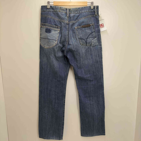 バックナンバー BACK NUMBER パッチワーク リペア デニムパンツ 襤褸 メンズ 34