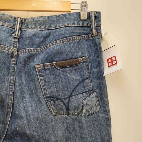 バックナンバー BACK NUMBER パッチワーク リペア デニムパンツ 襤褸 メンズ 34