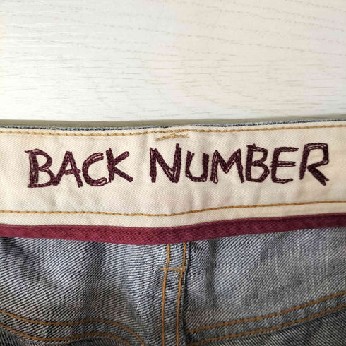 バックナンバー BACK NUMBER パッチワーク リペア デニムパンツ 襤褸 メンズ 34