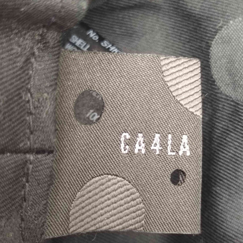 カシラ CA4LA フェイクレザー コットン マリンキャップ レディース