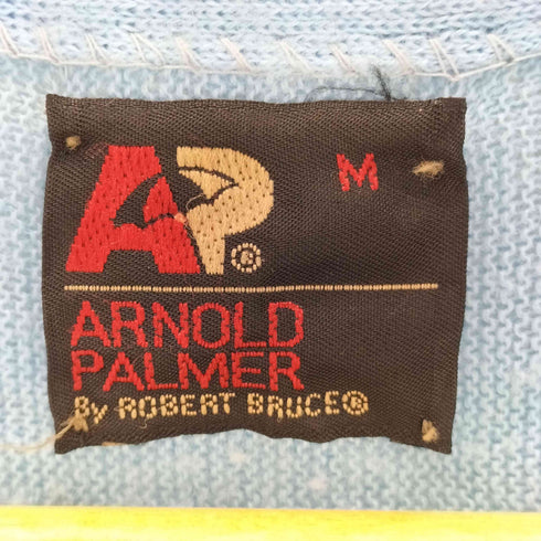 アーノルドパーマー Arnold Palmer 70S OLD アクリル ニット カーディガン メンズ import:M