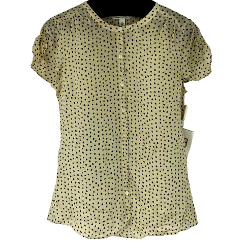 バナナリパブリック BANANA REPUBLIC ドット S/S シルク ブラウス レディース JPN:M
