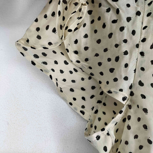 バナナリパブリック BANANA REPUBLIC ドット S/S シルク ブラウス レディース JPN:M