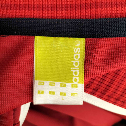 アディダス adidas フロントロゴ刺繍 3ストライプ トラックジャケット メンズ JPN:L