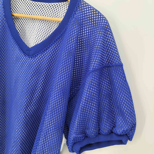 SPORTEX athletics メッシュ リバーシブル Vネック Tシャツ メンズ import:L