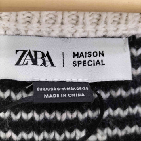 メゾンスペシャル MAISON SPECIAL フリンジ ジャカードセーター レディース JPN:M