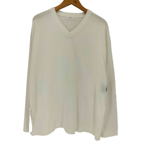 クレプスキュール crepuscule Washi v/n pullover WHITE メンズ JPN:2