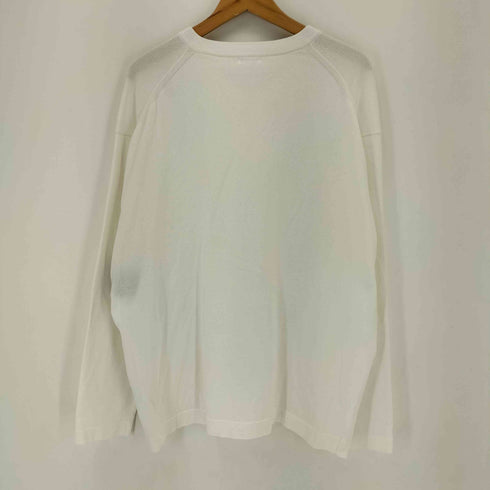 クレプスキュール crepuscule Washi v/n pullover WHITE メンズ JPN:2