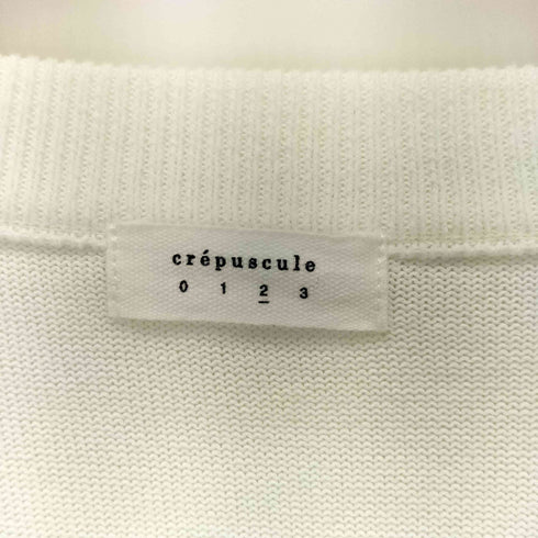 クレプスキュール crepuscule Washi v/n pullover WHITE メンズ JPN:2