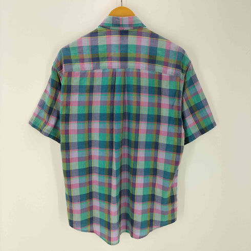 ピューリタン PURITAN 90-00S OLD S/S フランネル チェック ボタンダウン シャツ メンズ import:L