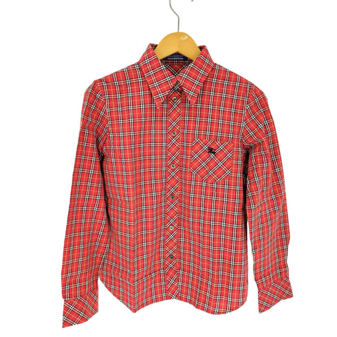 バーバリーブルーレーベル BURBERRY BLUE LABEL ノバチェック コットンシャツ レディース JPN:38