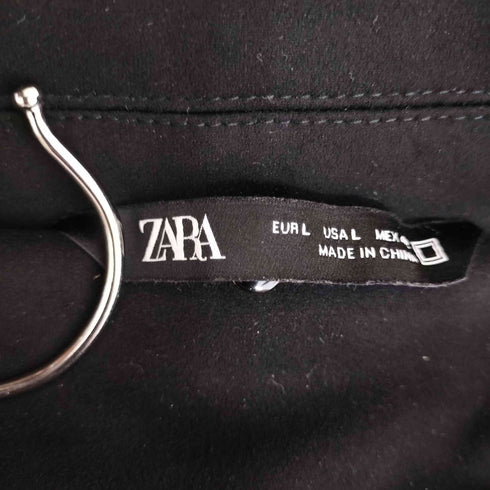 ザラ ZARA スウェード地 ブルゾンジャケット メンズ import:L