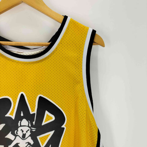 バッドボーイ BADBOY BADBOY SMALIS ロゴ ナンバリング 72 サイドライン メッシュ タンクトップ ビジター ユニフォーム B系 メンズ 2XL