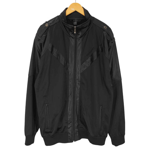 ショーンジョン Sean john 00S エポレット付き コーティング スイッチング トラック ジャケット ジャージ B系 Y2K ビックサイズ メンズ XXL