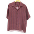 ラッドミュージシャン LAD MUSICIAN SILKY SATIN INKJET OCTAGON OPEN COLLAR SHORT SLEEVE SHIRT メンズ 44