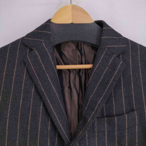 Stile Latino ウール100 3B ストライプ テーラード ジャケット メンズ EUR:44