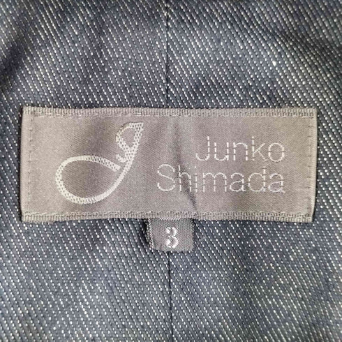 ジュンコシマダ JUNKO SHIMADA ボタンレス デニムコート レディース JPN:3