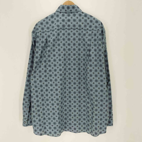 ラッドミュージシャン LAD MUSICIAN 26SS COTTON VIYELLA INKJET LEOPARD BIG SHIRT メンズ 46