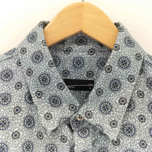 ラッドミュージシャン LAD MUSICIAN 26SS COTTON VIYELLA INKJET LEOPARD BIG SHIRT メンズ 46