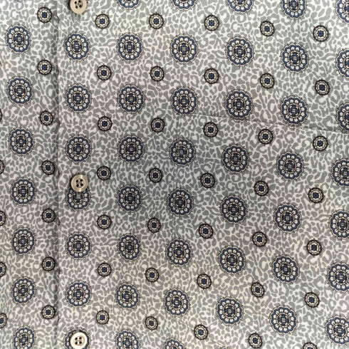 ラッドミュージシャン LAD MUSICIAN 26SS COTTON VIYELLA INKJET LEOPARD BIG SHIRT メンズ 46