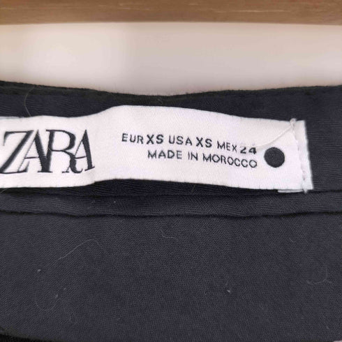 ザラ ZARA ワイド ハーフ スラックス パンツ レディース XS