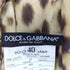 ドルチェアンドガッバーナ DOLCE&GABBANA 裏地レオパード シャーリング ノースリーブワンピース レディース EUR:40