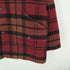 トミーヒルフィガー TOMMY HILFIGER 00S OLD 裏地キルティング 襟レザー ウール チェック カバーオール ジャケット メンズ import:L