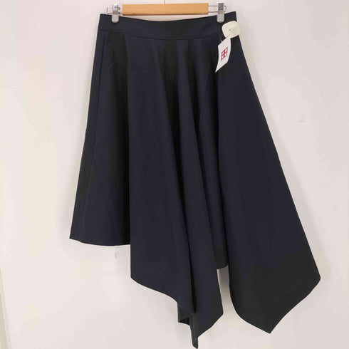 ザリラクス THE RERACS シルク混 アシンメトリー フレアスカート レディース 38