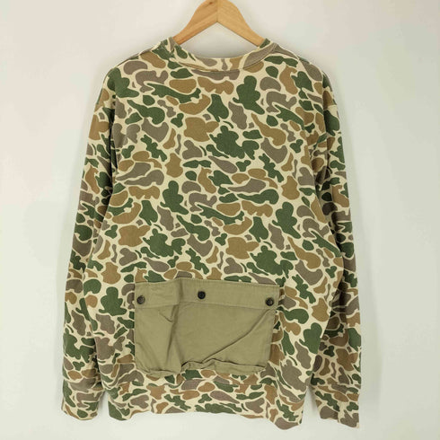 アンディフィーテッド UNDEFEATED バック ポケット 迷彩 カモ スウェット トレーナー メンズ import:L