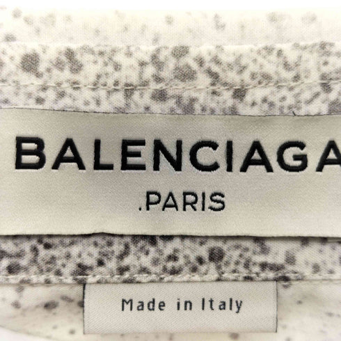 バレンシアガ BALENCIAGA 15SS アレキサンダーワン期 スプレープリントシャツ メンズ 37