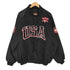 フブ FUBU 90-00S OLD USA ナンバリング 05 ワッペン ナイロン バーシティー アワード ジャケット スタジャン B系 Y2K ビックサイズ メンズ import:XL