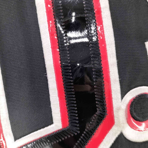 フブ FUBU 90-00S OLD USA ナンバリング 05 ワッペン ナイロン バーシティー アワード ジャケット スタジャン B系 Y2K ビックサイズ メンズ import:XL