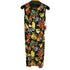 ドルチェアンドガッバーナ DOLCE&GABBANA シルク混 フラワープリント ノースリーブワンピース レディース EUR:40