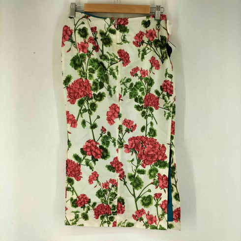 ドルチェアンドガッバーナ DOLCE&GABBANA シルク フラワープリント スカート レディース 40