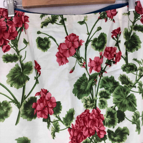 ドルチェアンドガッバーナ DOLCE&GABBANA シルク フラワープリント スカート レディース 40
