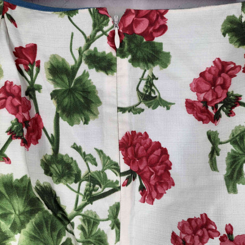 ドルチェアンドガッバーナ DOLCE&GABBANA シルク フラワープリント スカート レディース 40