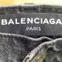 バレンシアガ BALENCIAGA サイドライン ブラックデニムパンツ メンズ 33