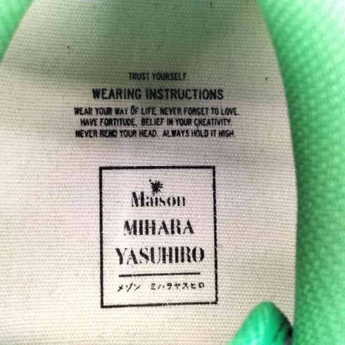 メゾンミハラヤスヒロ Maison MIHARA YASUHIRO WAYNE OG Sole Leather Low-top Sneaker メンズ 44