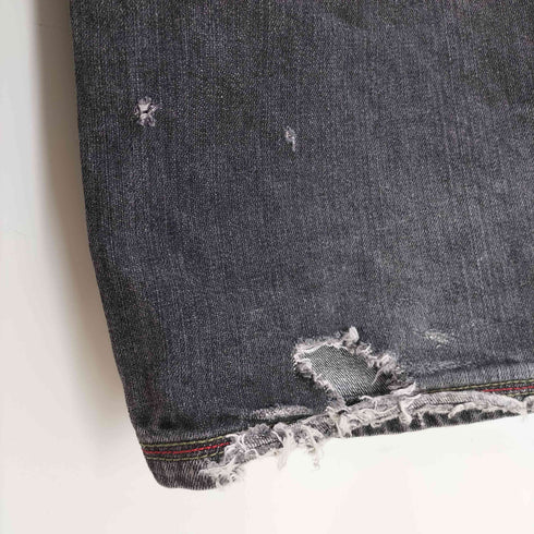 クージー COOGI 90-00S OLD 総柄 織り 刺繍 バギー デニム パンツ メンズ W36L34