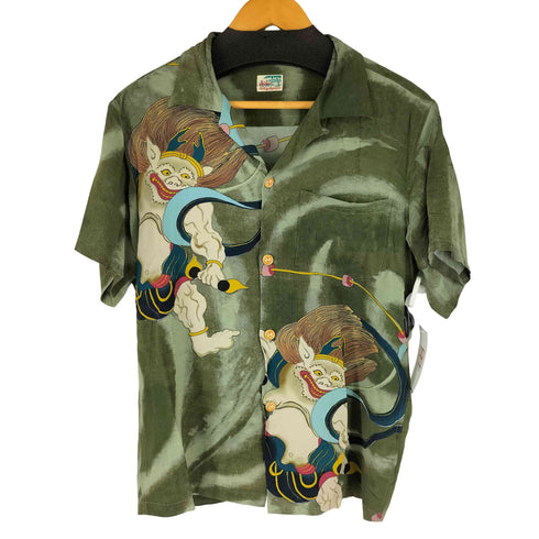 サンサーフ SUN SURF VICTORY IMPORT CO. SPECIAL EDITION RAIJIN 雷神 RAYON S/S メンズ JPN:S