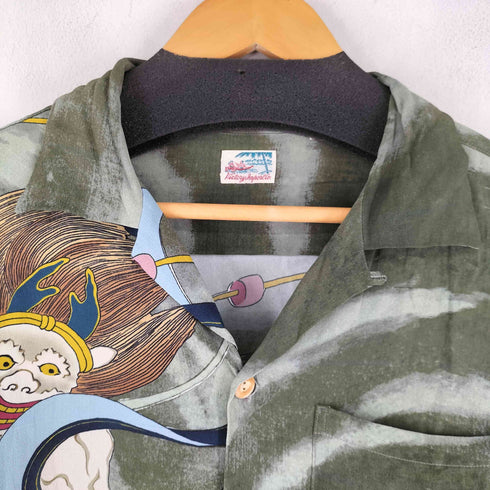 サンサーフ SUN SURF VICTORY IMPORT CO. SPECIAL EDITION RAIJIN 雷神 RAYON S/S メンズ JPN:S