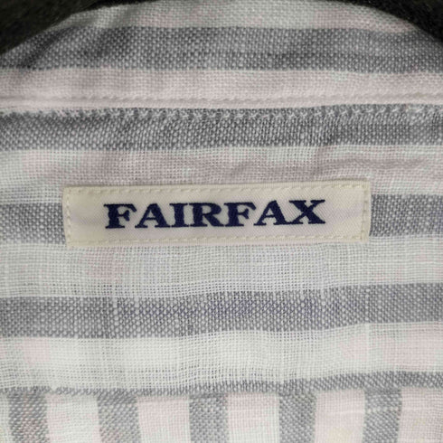 フェアファクス FAIRFAX ストライプボタンダウン S/Sシャツ メンズ import:L