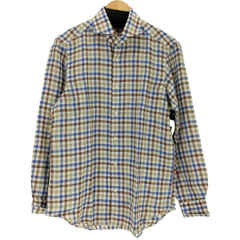 フェアファクス FAIRFAX チェックボタンダウン L/Sシャツ メンズ import:L