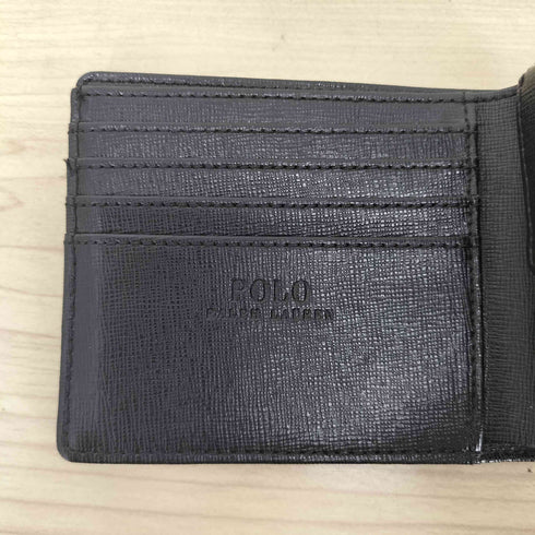 ポロラルフローレン POLO RALPH LAUREN レザー 二つ折り財布 メンズ
