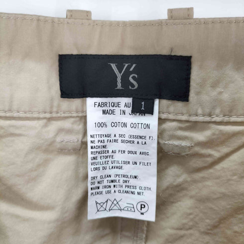 ワイズ Ys チノ クロップドパンツ レディース JPN:1
