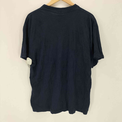 刺繍コットンクルーネックTシャツ メンズ M