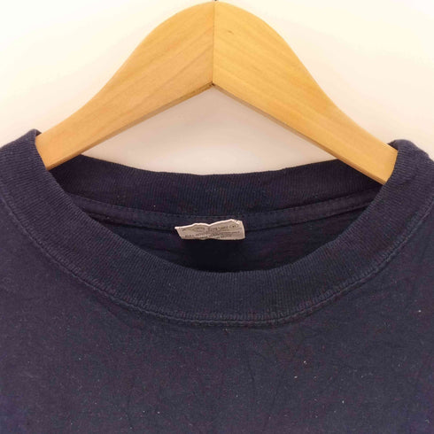 刺繍コットンクルーネックTシャツ メンズ M